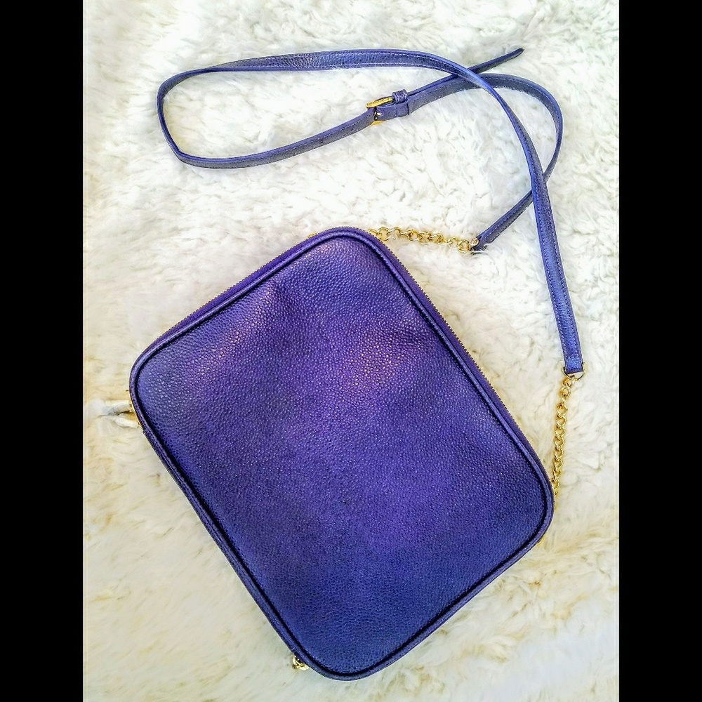 W 57th Purple Crossbody/Ipad Carrier