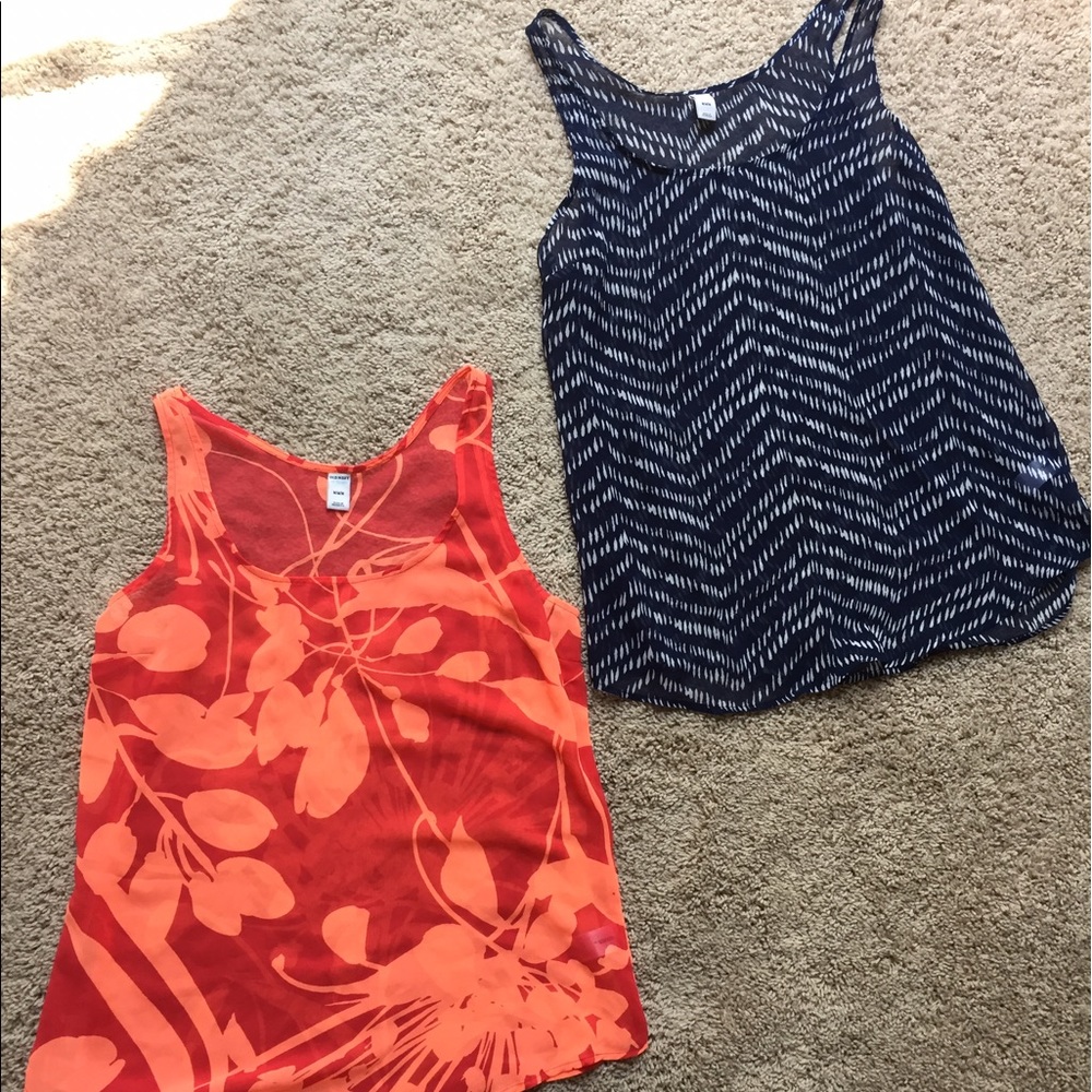 2 Old Navy Sheer Tanks