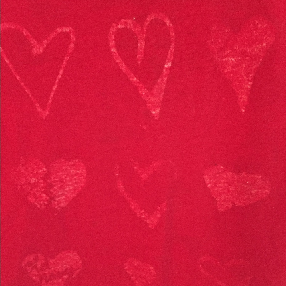 Old Navy top. Red with hearts. Size Medium. - Picture 3 of 3