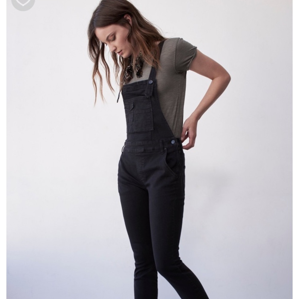 Free people black overalls