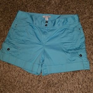WHBM Pastel Blue Shorts