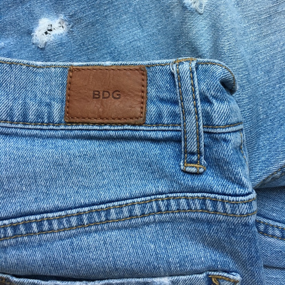 Distressed BDG Mom jeans
