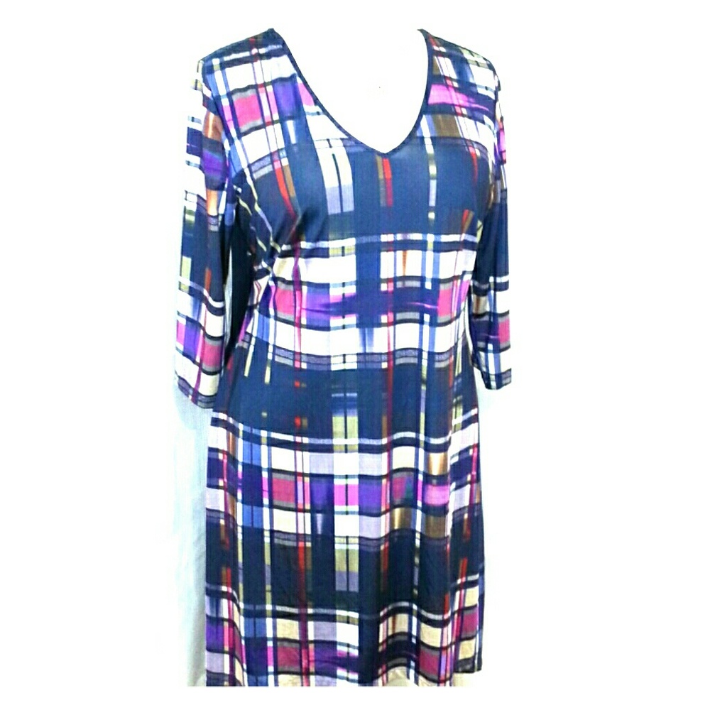 JETE | Stretch V-Neck Shift Dress. NWOT - Picture 4 of 5