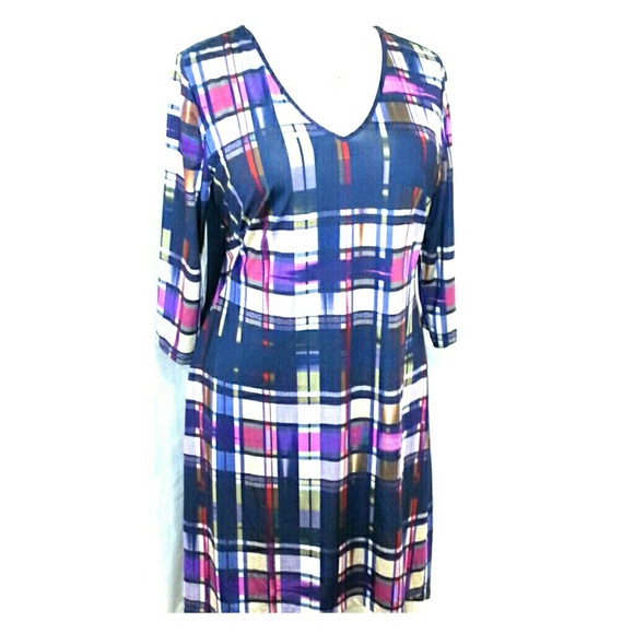 JETE | Stretch V-Neck Shift Dress. NWOT - Picture 4 of 5