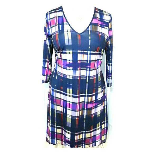 JETE | Stretch V-Neck Shift Dress. NWOT - Picture 3 of 5