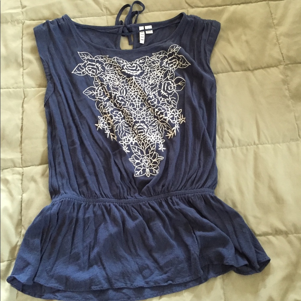 Embroidered Elle top