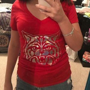 Arizona Wildcats PINK v neck