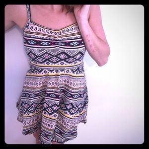 Aztec print sundress