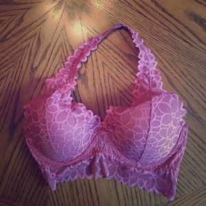 Pink by Victoria's Secret lace padded bralette