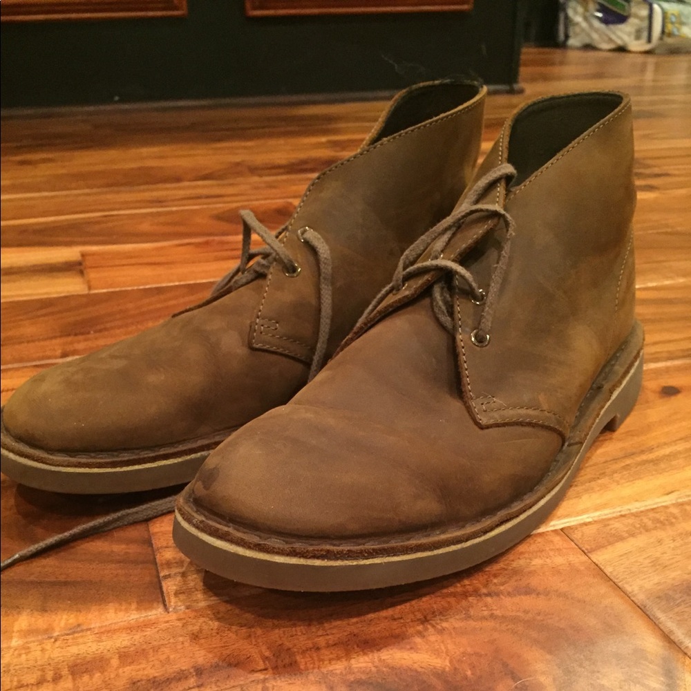 Clarks boots broken in