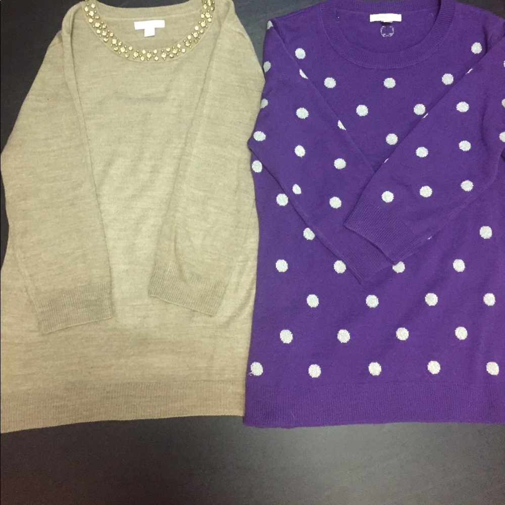 New York & company 3/4 sleeve sweaters. Medium