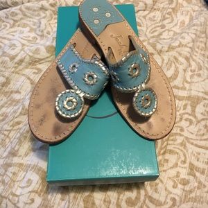 JACK ROGERS Palm Beach Platinum Sandal