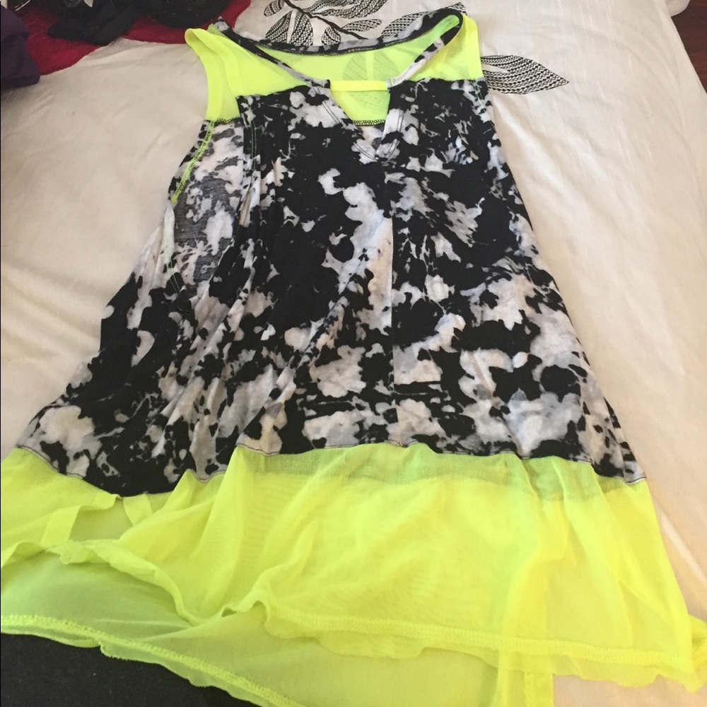 Neon Active wear top