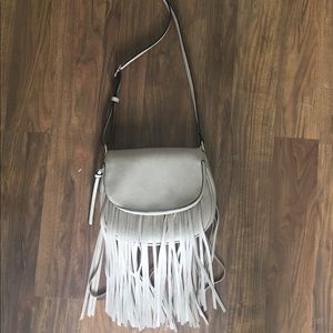 Melie Bianco Fringe Crossbody Bag