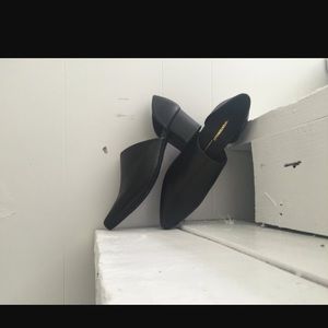 INTENTIONALLY BLANK____ perf-hi leather shoes!