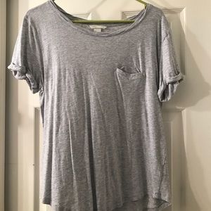 H&M gray pocket tee