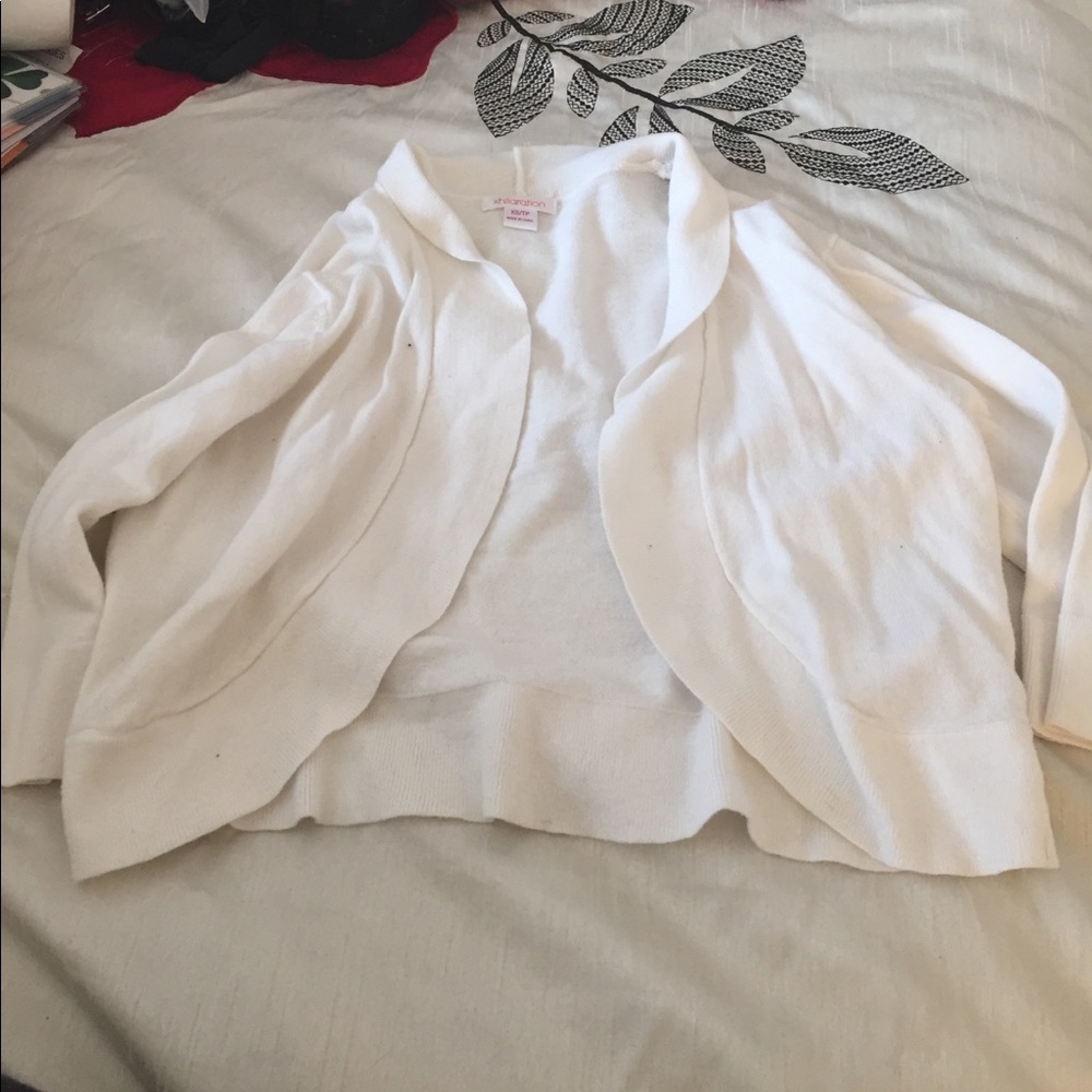 XS white Cardigan