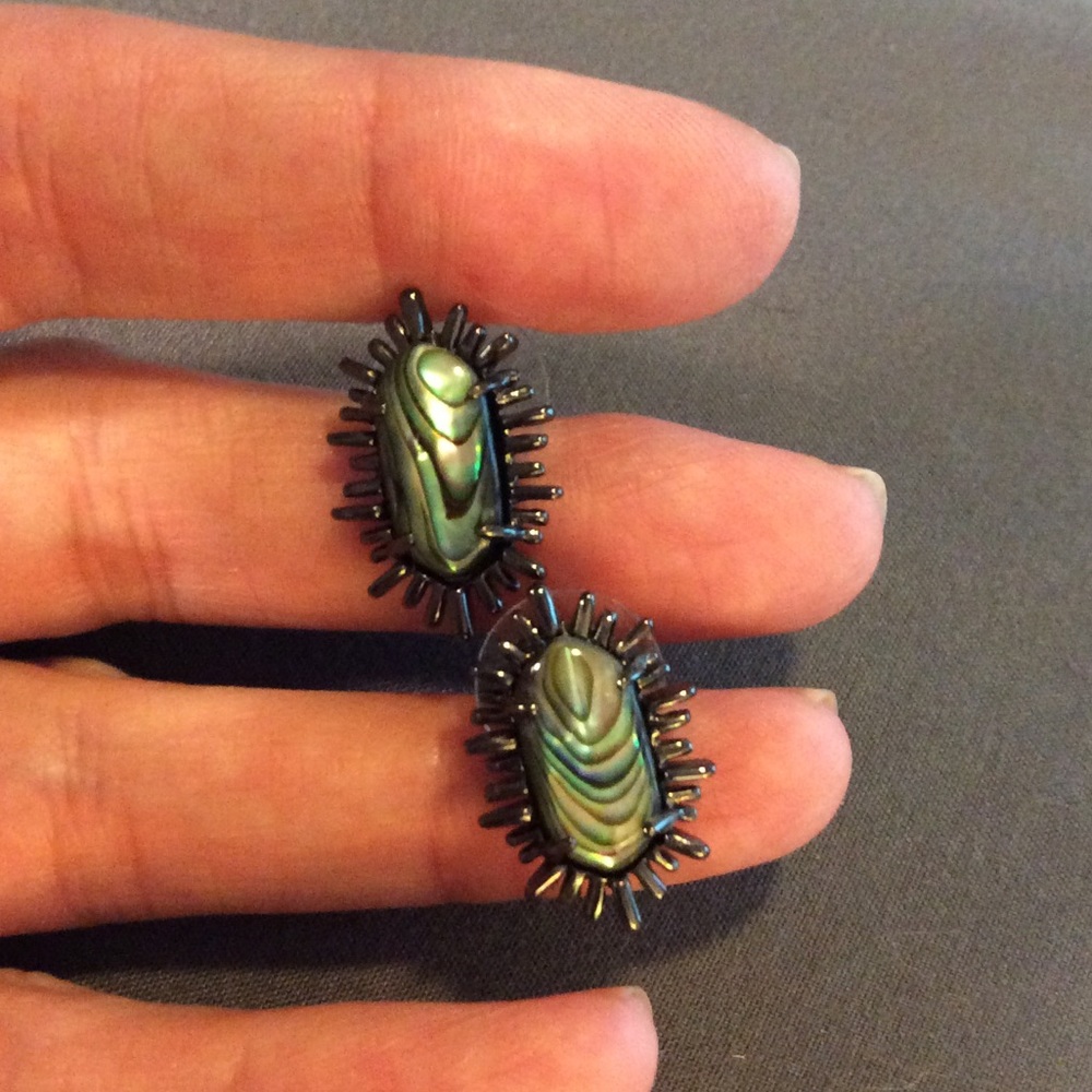 Kendra Scott Abalone Shell earrings