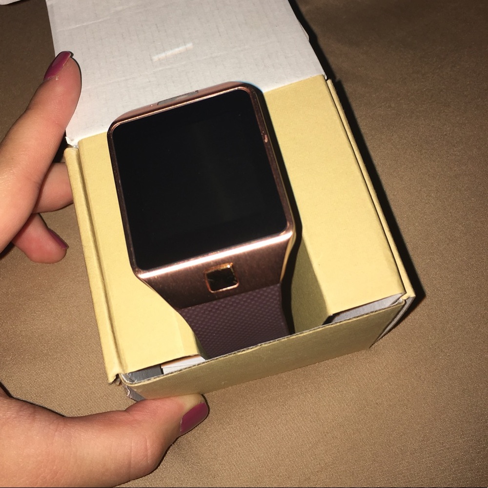 Rose Gold Smart Watch