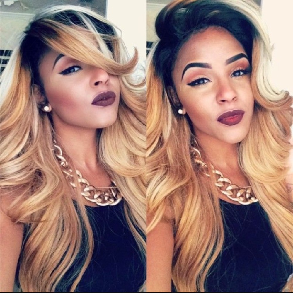 🆕BLONDE W/ DARK ROOTS LACE FRONT WIG