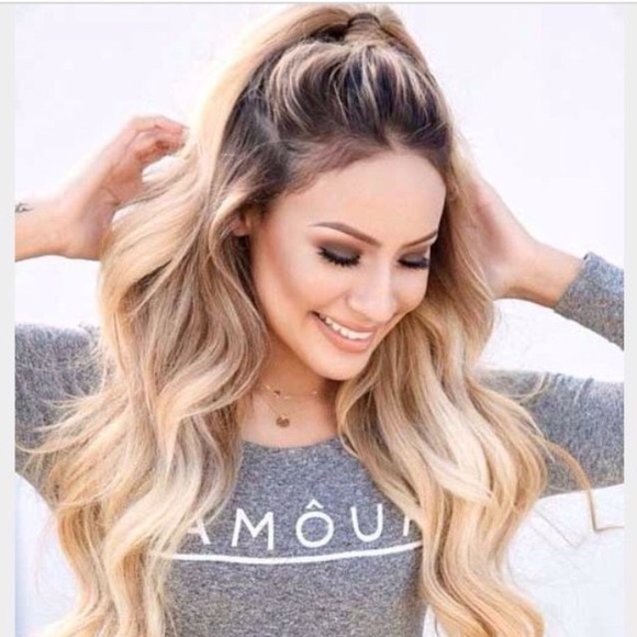 🆕BLONDE W/ DARK ROOTS LACE FRONT WIG - Picture 2 of 8