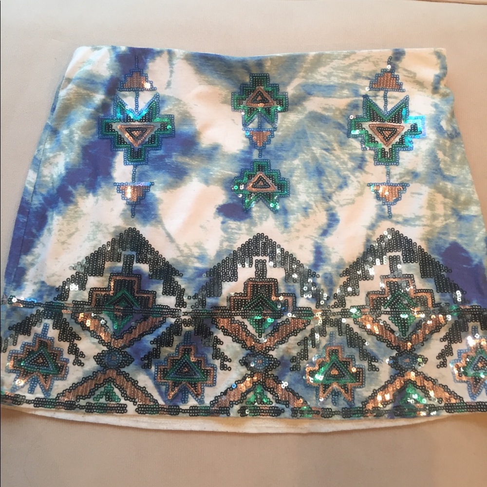 Express sequins skirt