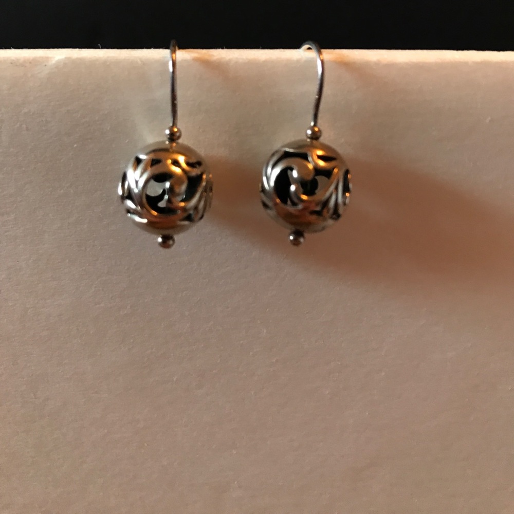 Silpada Stirling Silver Filigree Earrings