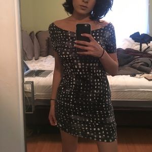 Rachel Roy poke a dot dress