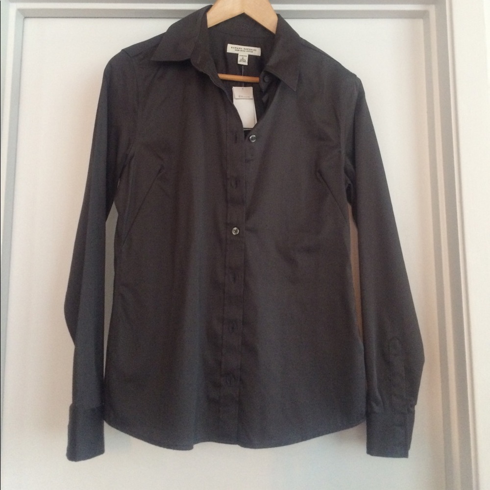 NWT Banana Republic non-iron fitted shirt