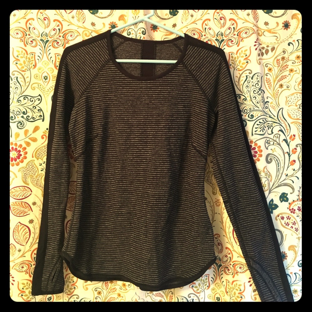 Lululemon athletics  striped running Thermal