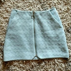 Topshop baby blue skirt