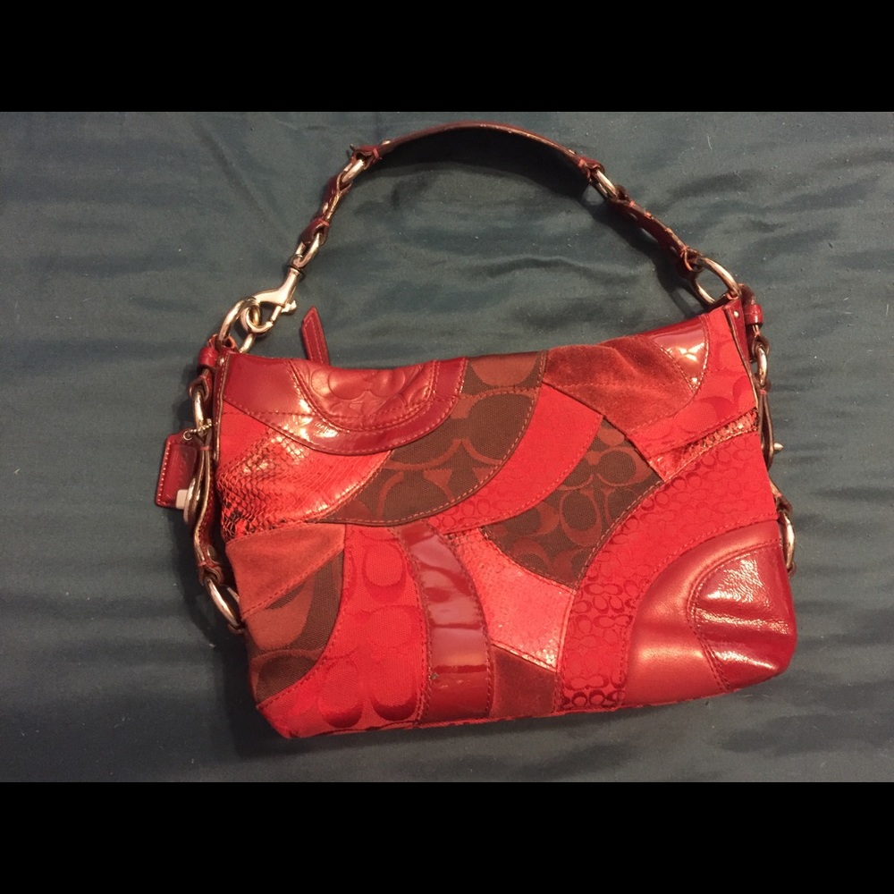 Coach Red Handbag