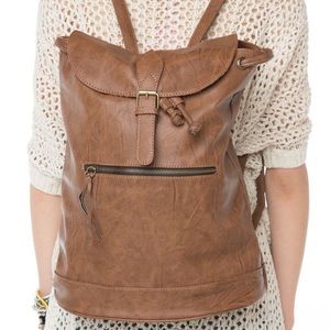 Brandy Melville Faux Leather Backpack