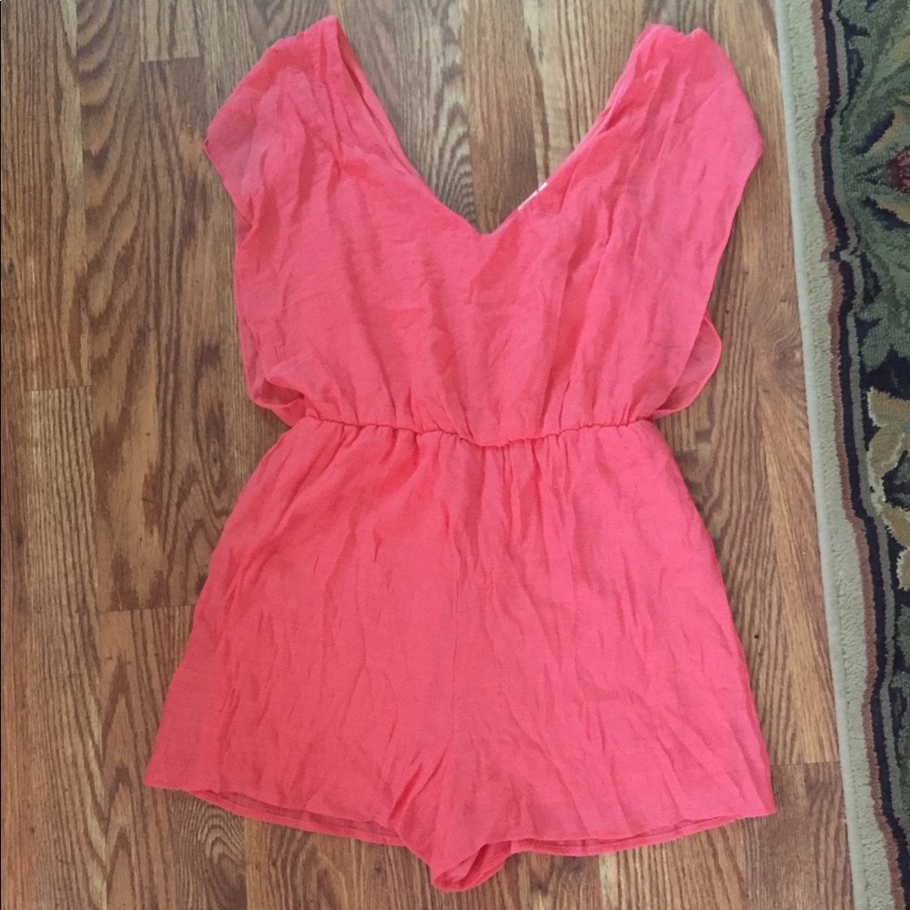 Deep V Neck Romper