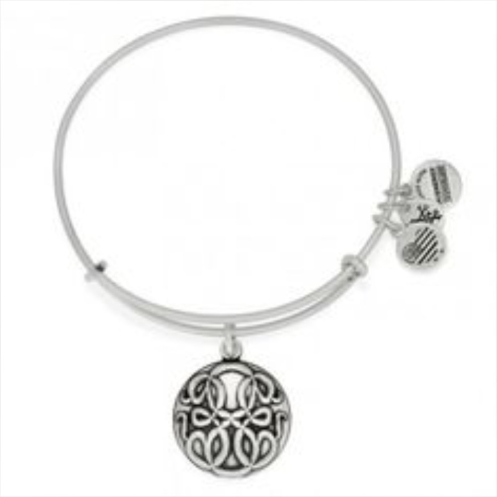 Alex and Ani silver path of life charm bracelet