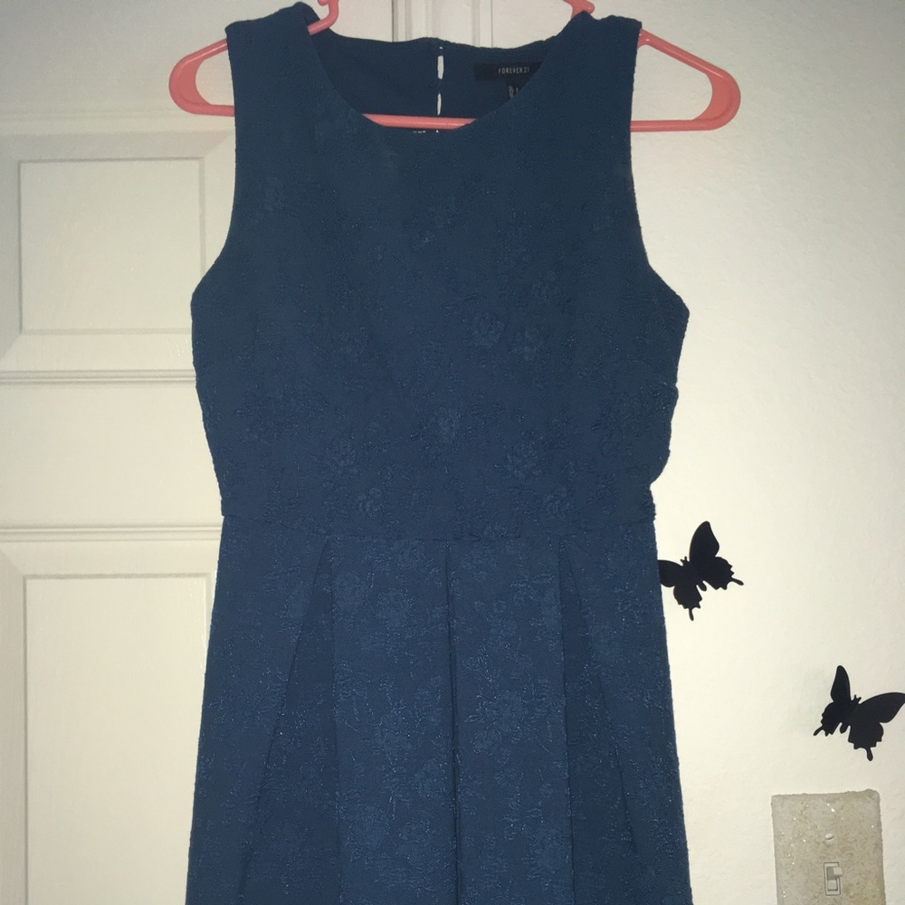 Blue dress