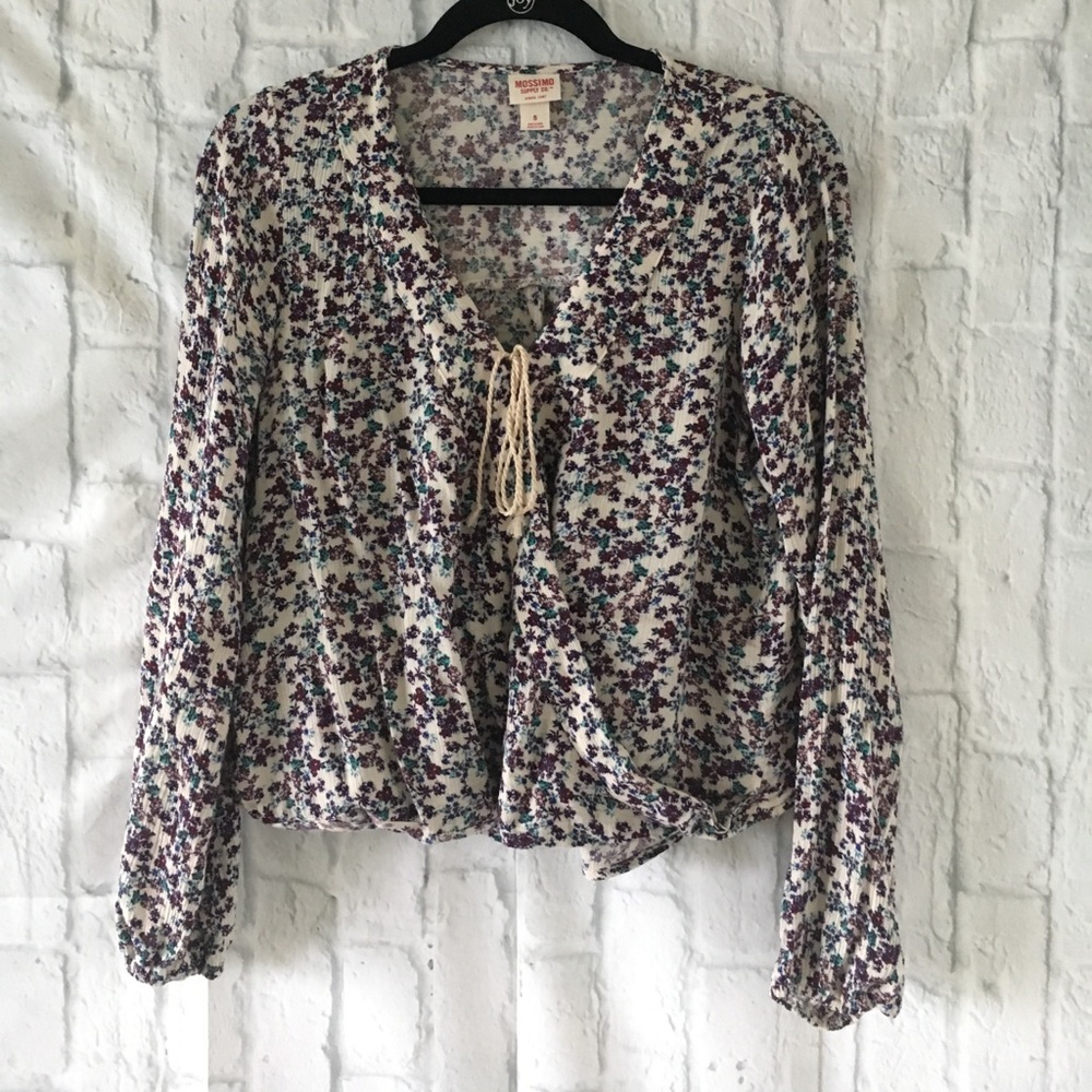 Floral boho blouse