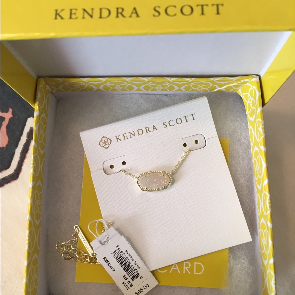 NWT Kendra Scott Drusy Necklace