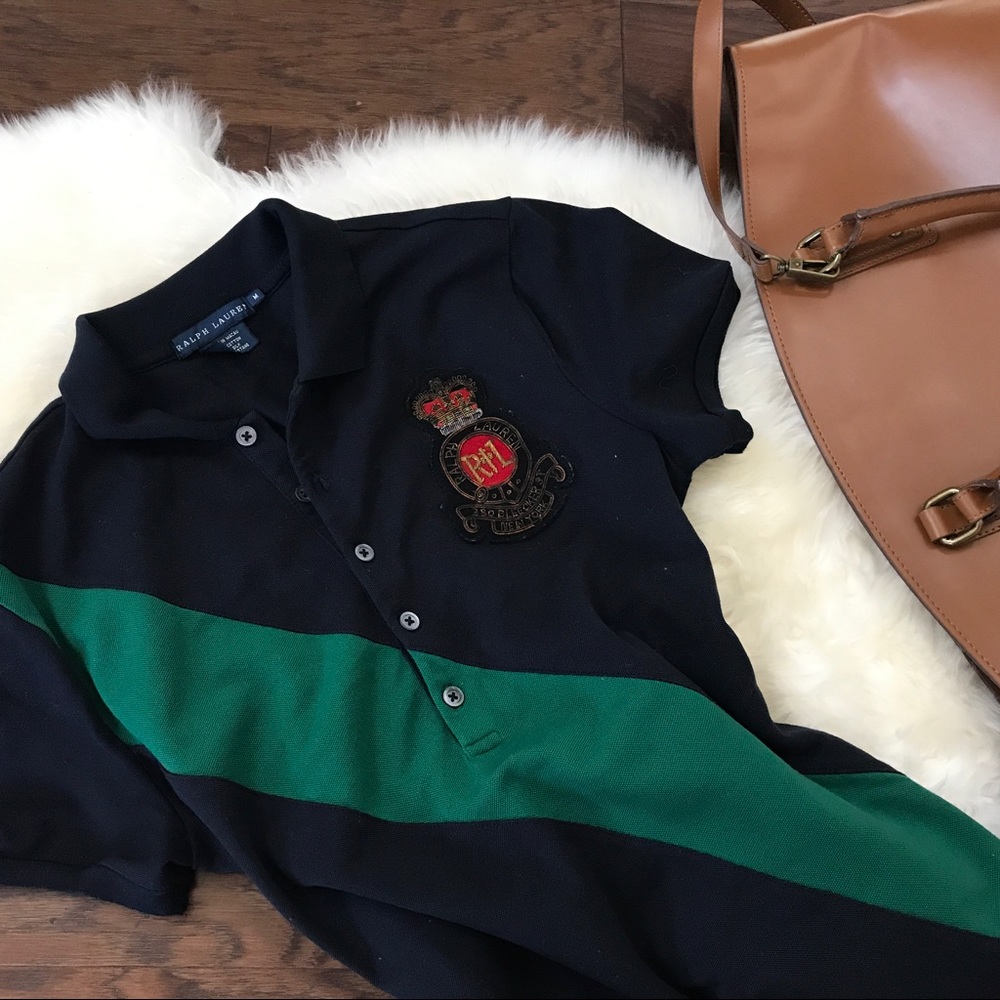 *SOLD*Ralph Lauren Jersey Polo Dress Size M