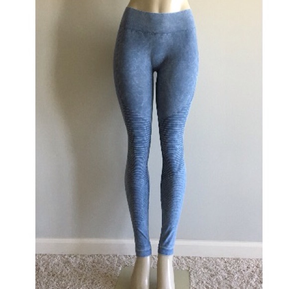 $25💋New Sexy Acid Wash Electric Yoga Leggings - Picture 2 of 7