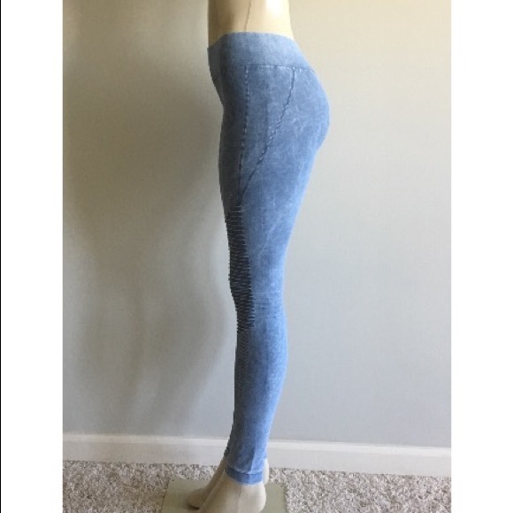 $25💋New Sexy Acid Wash Electric Yoga Leggings - Picture 3 of 7