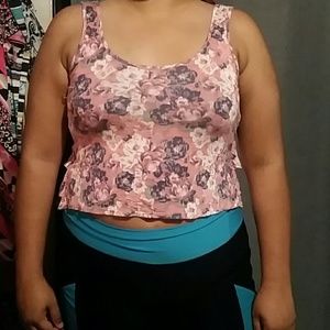 Ruffled tank top