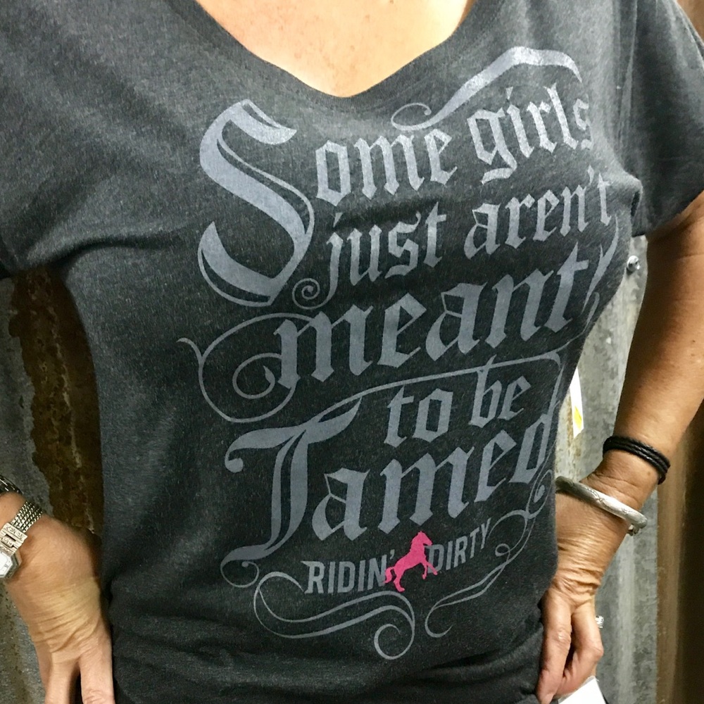 Riding dirty tee