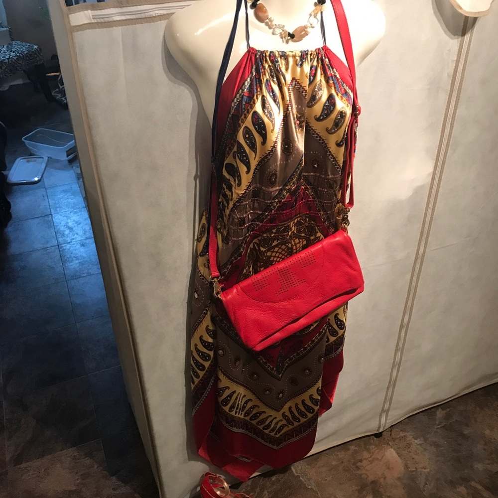 Lyndia Fashions halter dress