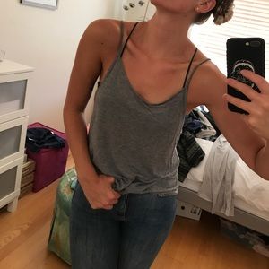 Grey Brandy Melville Tank