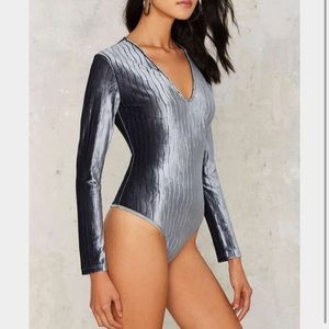 Brand new velvet Rio Grande body suit!