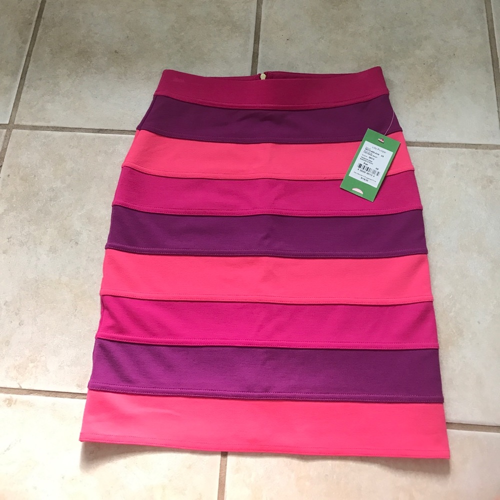 new with tags lilly pulitzer striped skirt