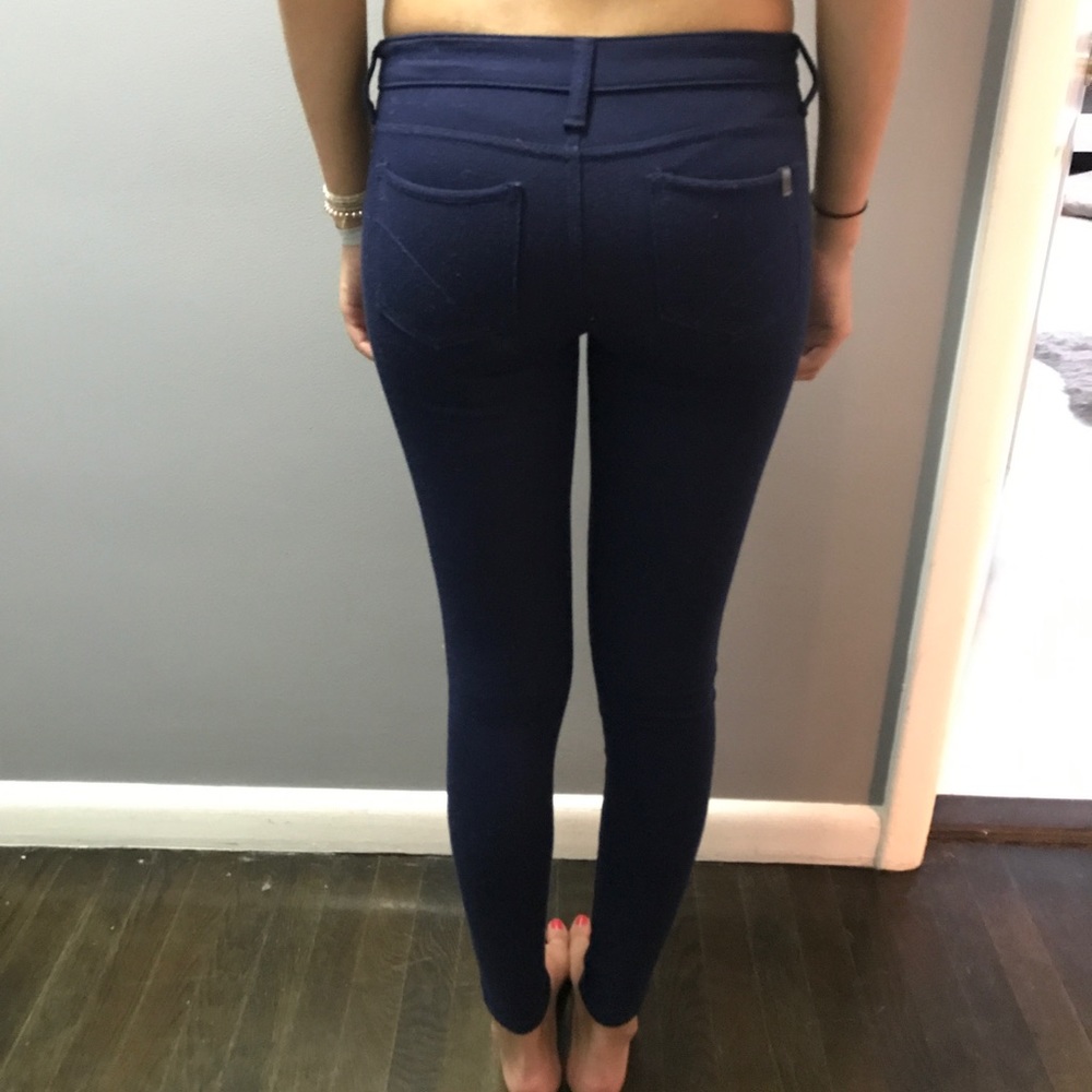 Navy blue skinny jeggings kids
