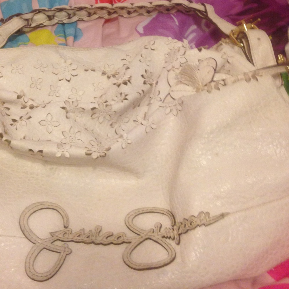 Jessica Simpson floral cut out Handbag
