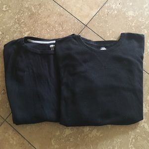 Long sleeve thermo shirts.